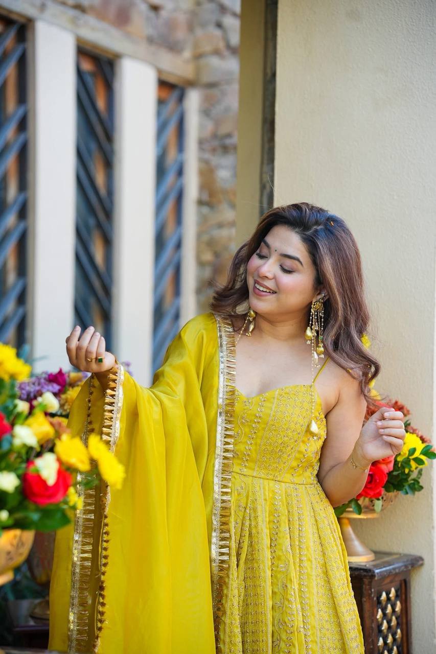 Sita's New Readymade Anarkali Suit Set.