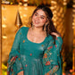 Niyu's New Raymond Anarkali Suit Set.