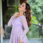 Janvi's New  Luxury Anarkali Suit Set.