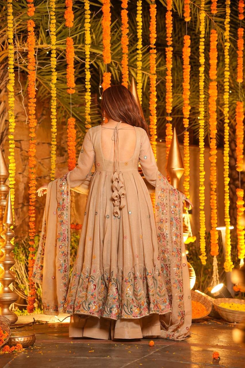 Kavisha's New Premium Readymade Anarkali Suit Set.