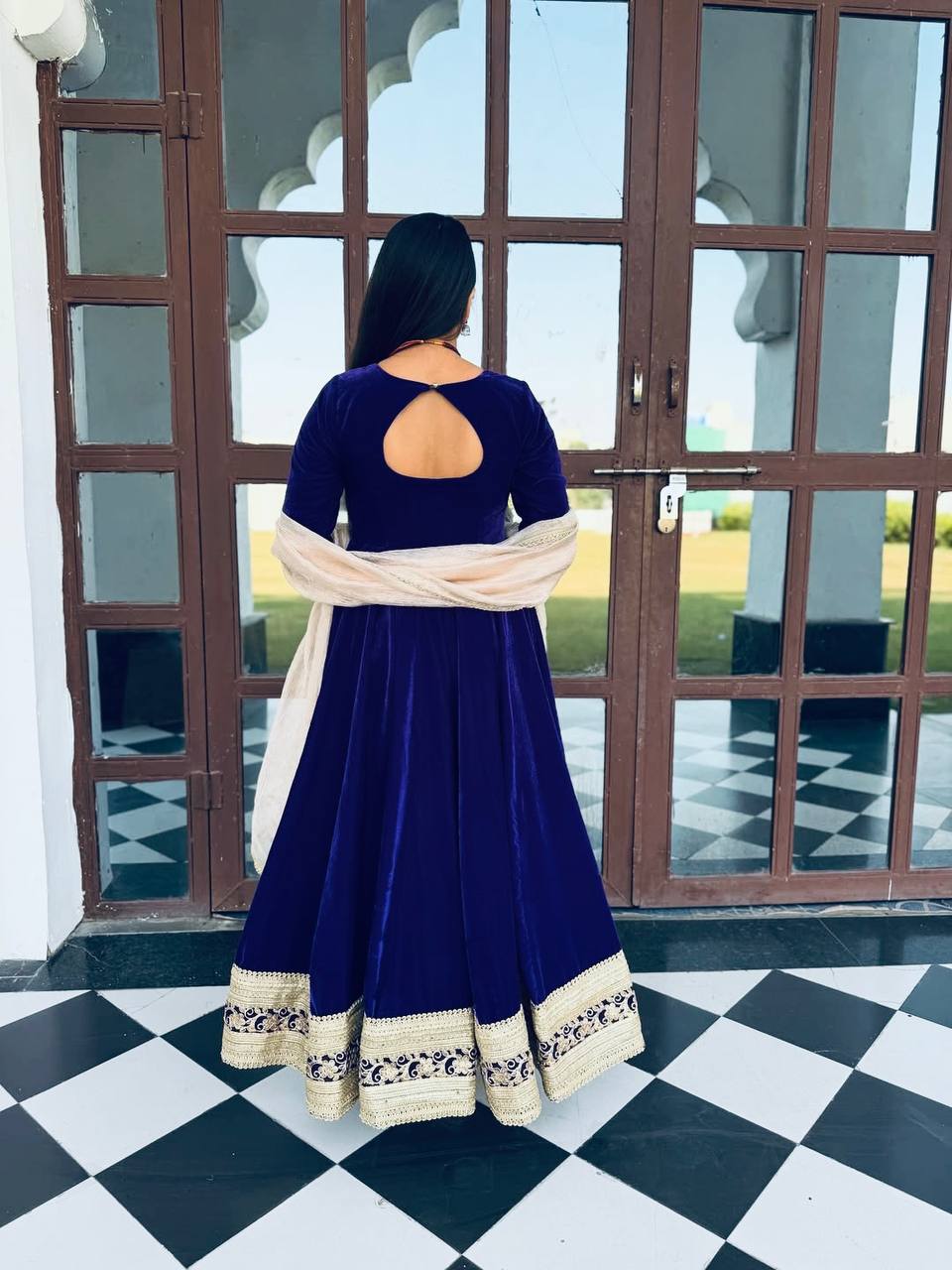 Janvi's New Anarkali Suit Set .