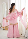 Ruhana's New Doremon Crush With Real Mirror work Suit Set