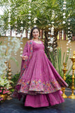 Niyu's New Raymond Anarkali Suit Set.