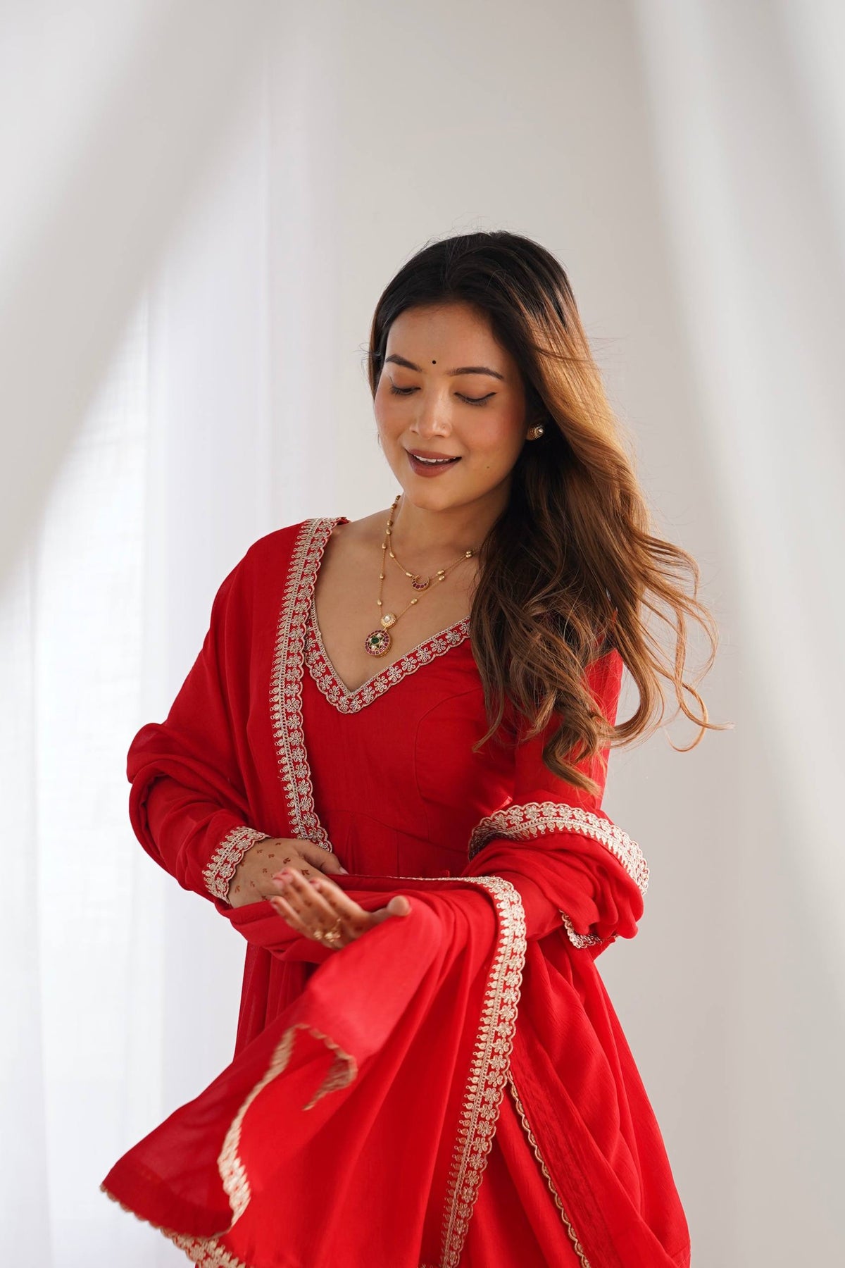 Janvi's New Anarkali Suit Set