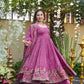 Dimpy's New Embroidery Design Anarkali Suit Set.