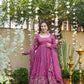 Niyu's New Raymond Anarkali Suit Set.