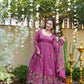 Dimpy's New Embroidery Design Anarkali Suit Set.