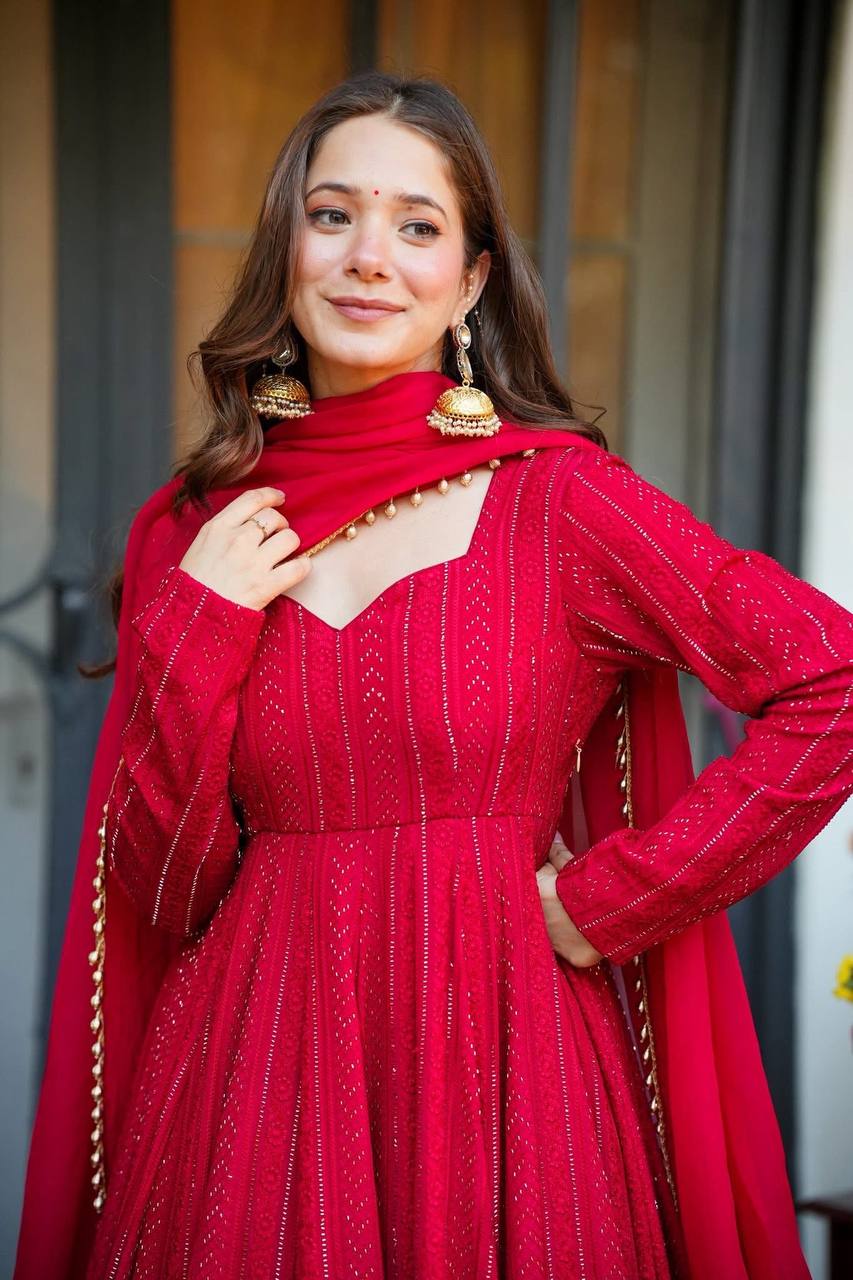 Dipu's Premium New Anarkali Suit Set.